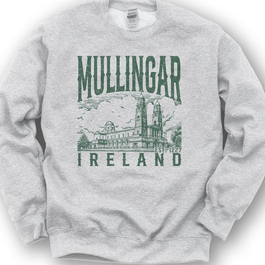 Mullingar Ireland Sketch Sweatshirt - Ash