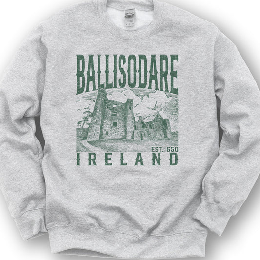 Ballisodare Ireland Sketch Sweatshirt - Ash