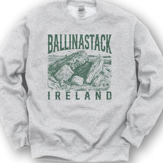 Ballinastack Ireland Sketch Sweatshirt - Ash