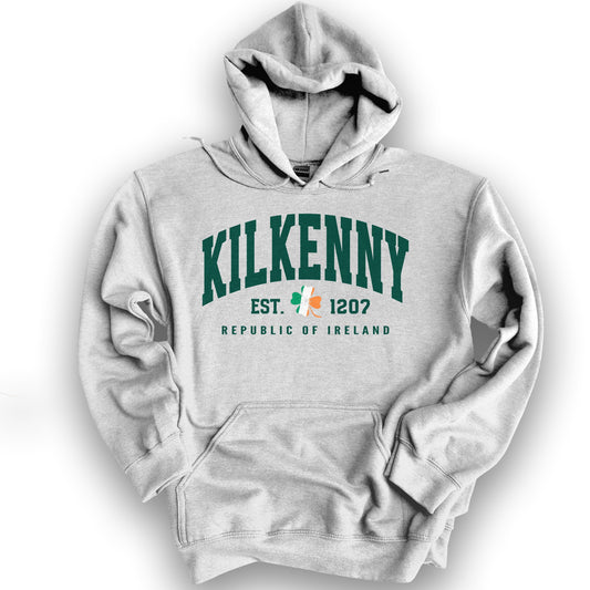 Kilkenny Varsity Flag Hoodie - Ash