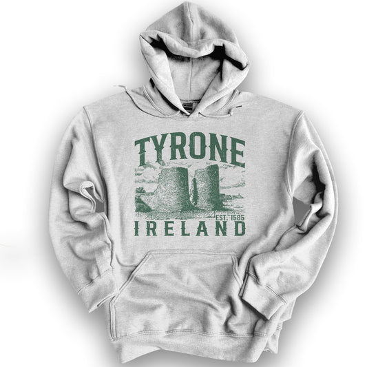 Tyrone Ireland Hoodie - Ash