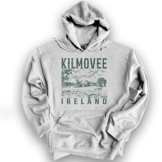 Kilmovee Ireland Sketch Hoodie - Ash