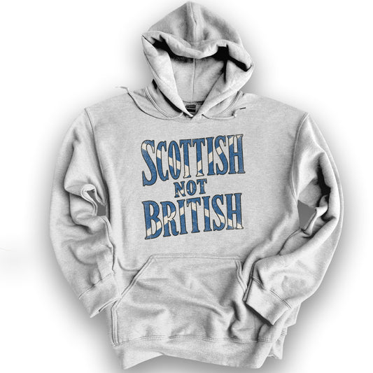Scottish Not British Hoodie - Ash
