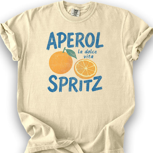 Aprel Spritz La Dolca Vita T-Shirt - Banana