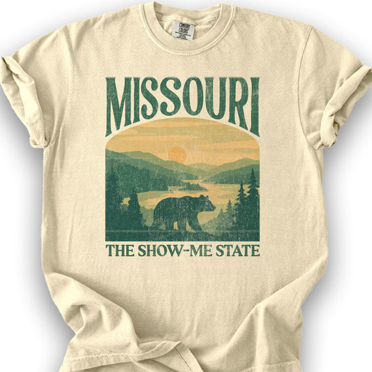 Missouri "Big and Bold" T-Shirt - Banana