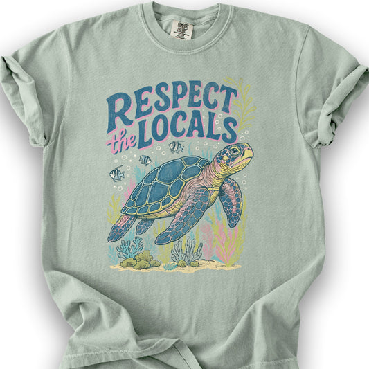 Respect the Locals "Sea Turtle" T-Shirt - Bay