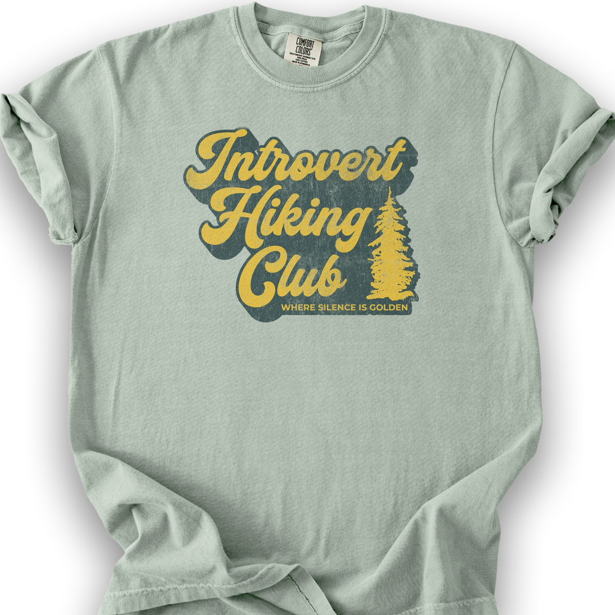 Introvert Hiking Club T-Shirt - Bay