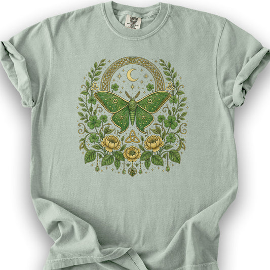Irish Lunar Moth T-Shirt - Bay