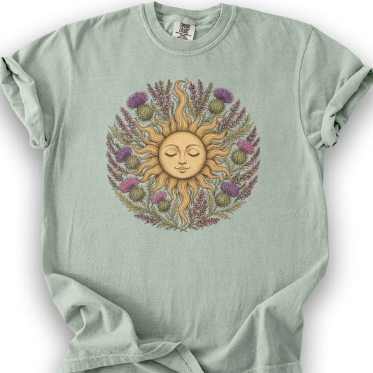 Thistle Celestial Sun T-Shirt - Bay