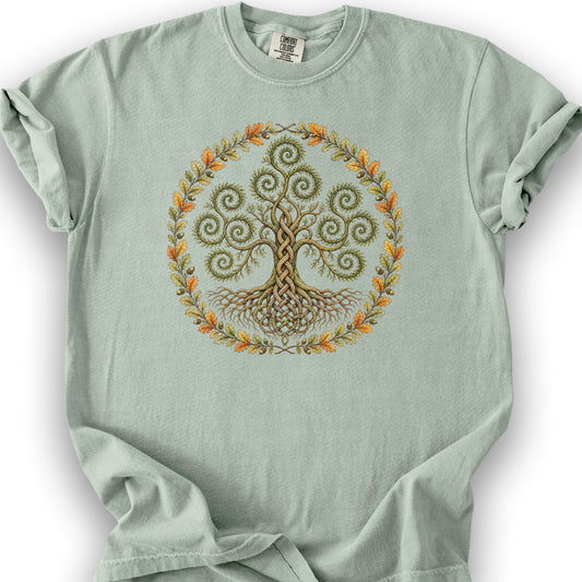 Triskele Tree Of Life T-Shirt - Bay
