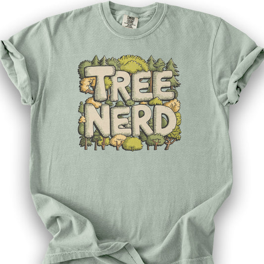 Tree Lover "Tree Nerd" T-Shirt - Bay