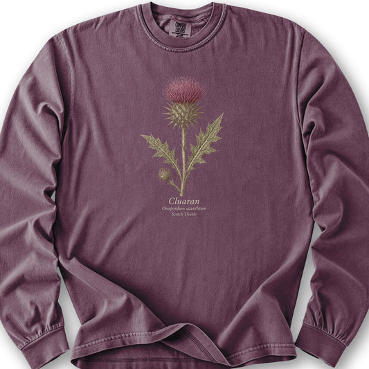 Cluaran Thistle Long Sleeve Shirt - Berry