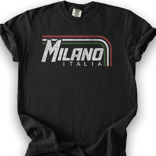 Milano Stripes T-Shirt - Black