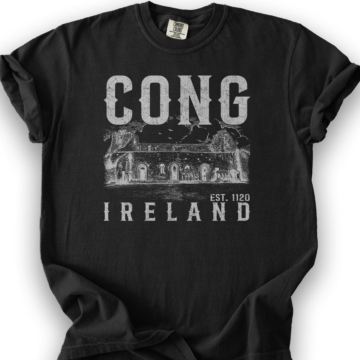 Cong Ireland Sketch T-Shirt - Black