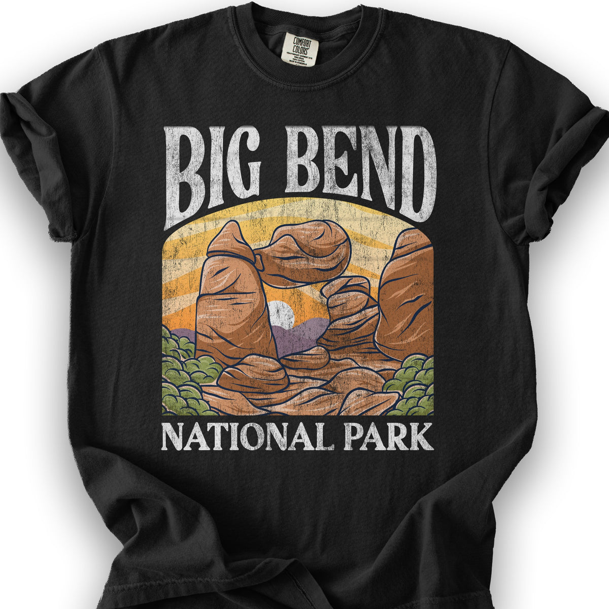 Big Bend National Park "Big and Bold" T-Shirt - Black