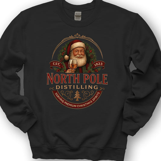 North Pole Distilling Sweatshirt - Black