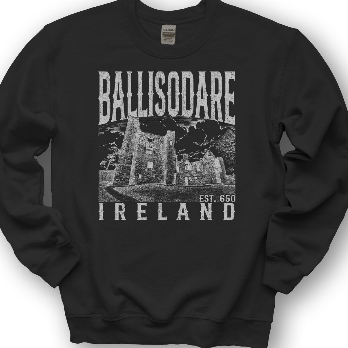 Ballisodare Ireland Sketch Sweatshirt - Black