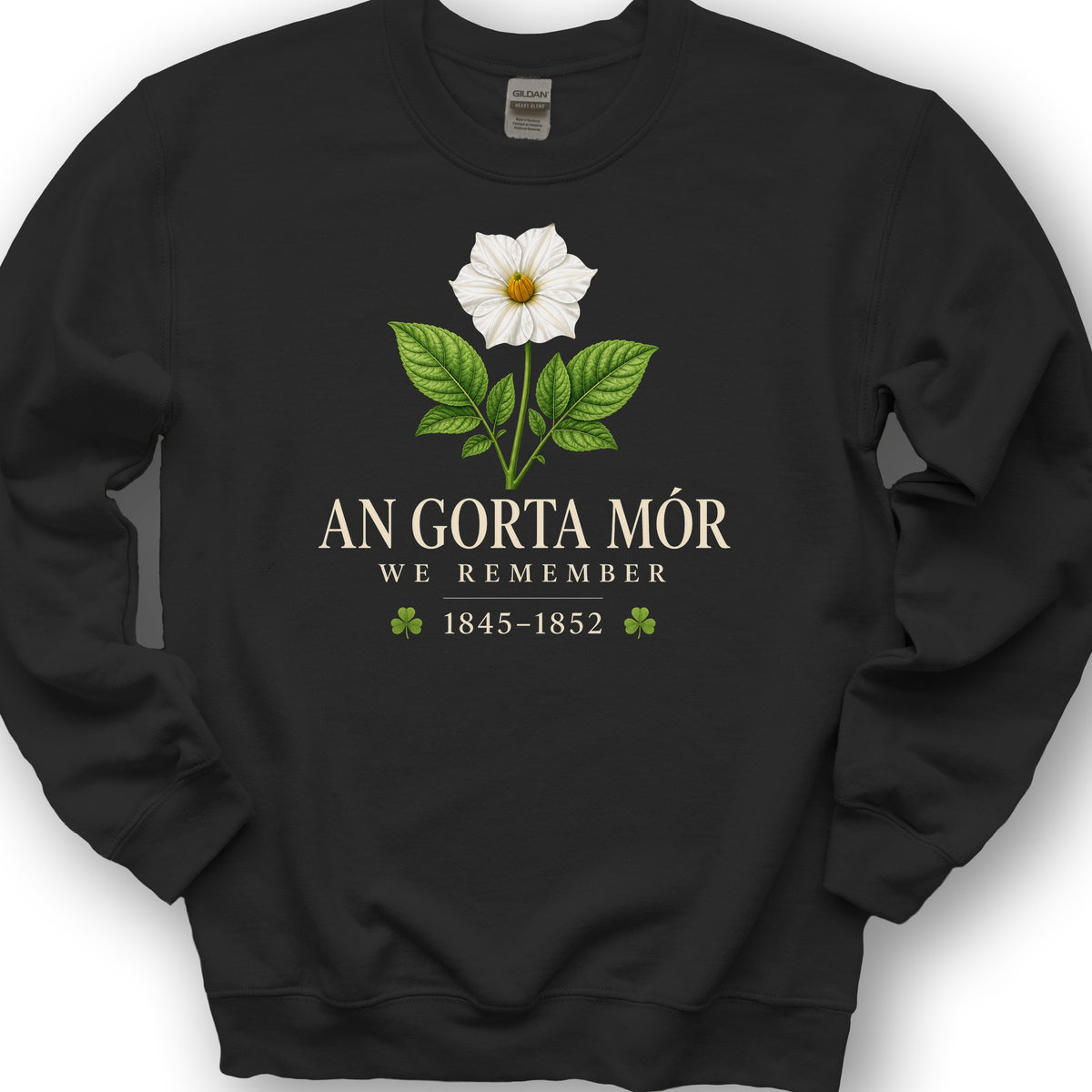 An Gorta Mór Sweatshirt - Black