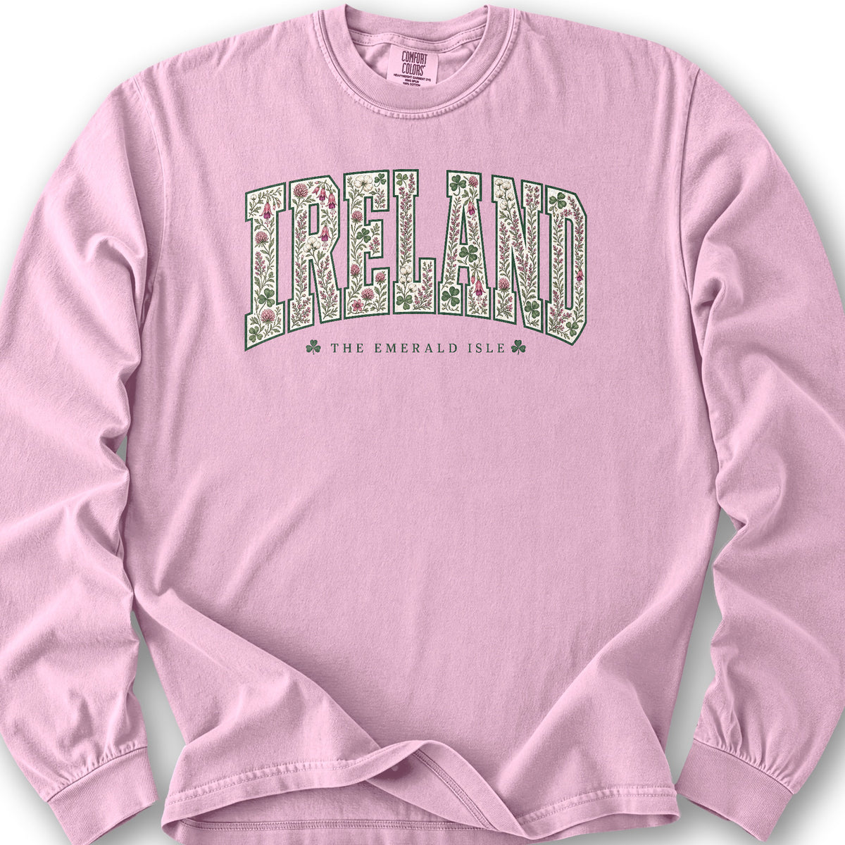 Ireland Varsity Floral Long Sleeve Shirt
