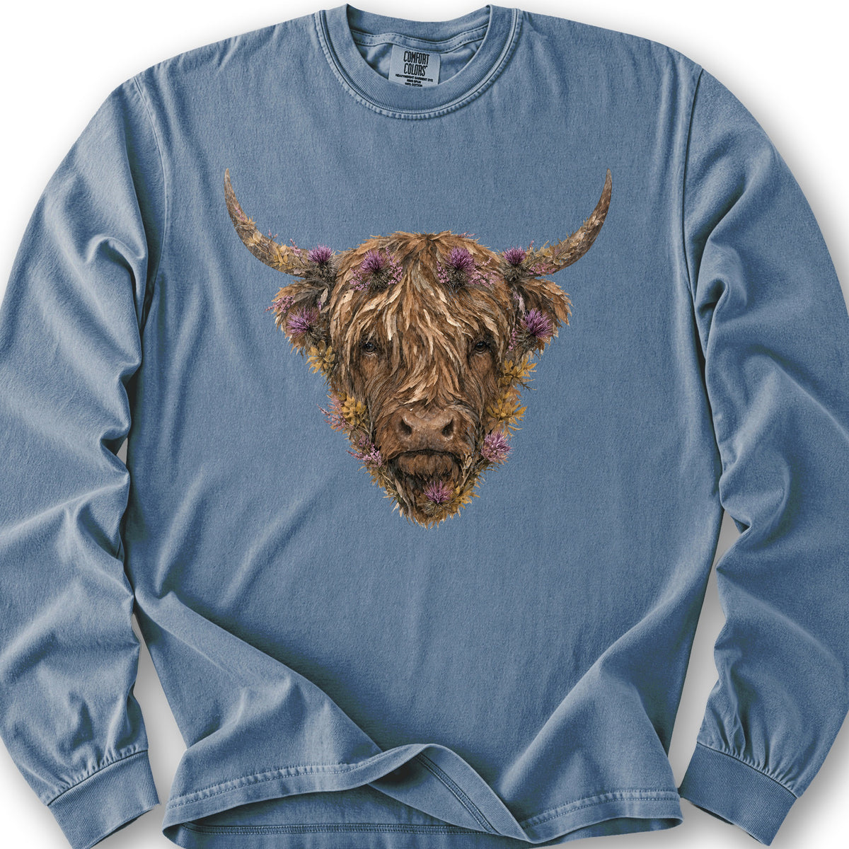 Floral Thistle Coo Long Sleeve Shirt