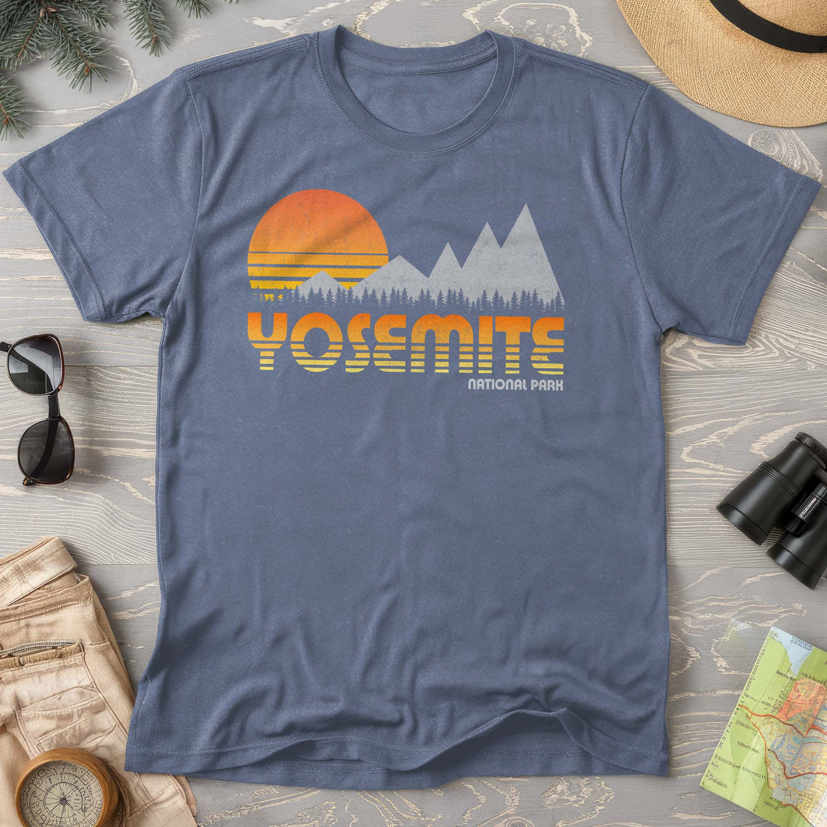 Yosemite National Park "80's Retro" T-Shirt