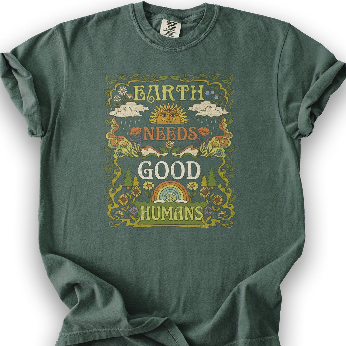 Good Humans T-Shirt - Blue Spruce