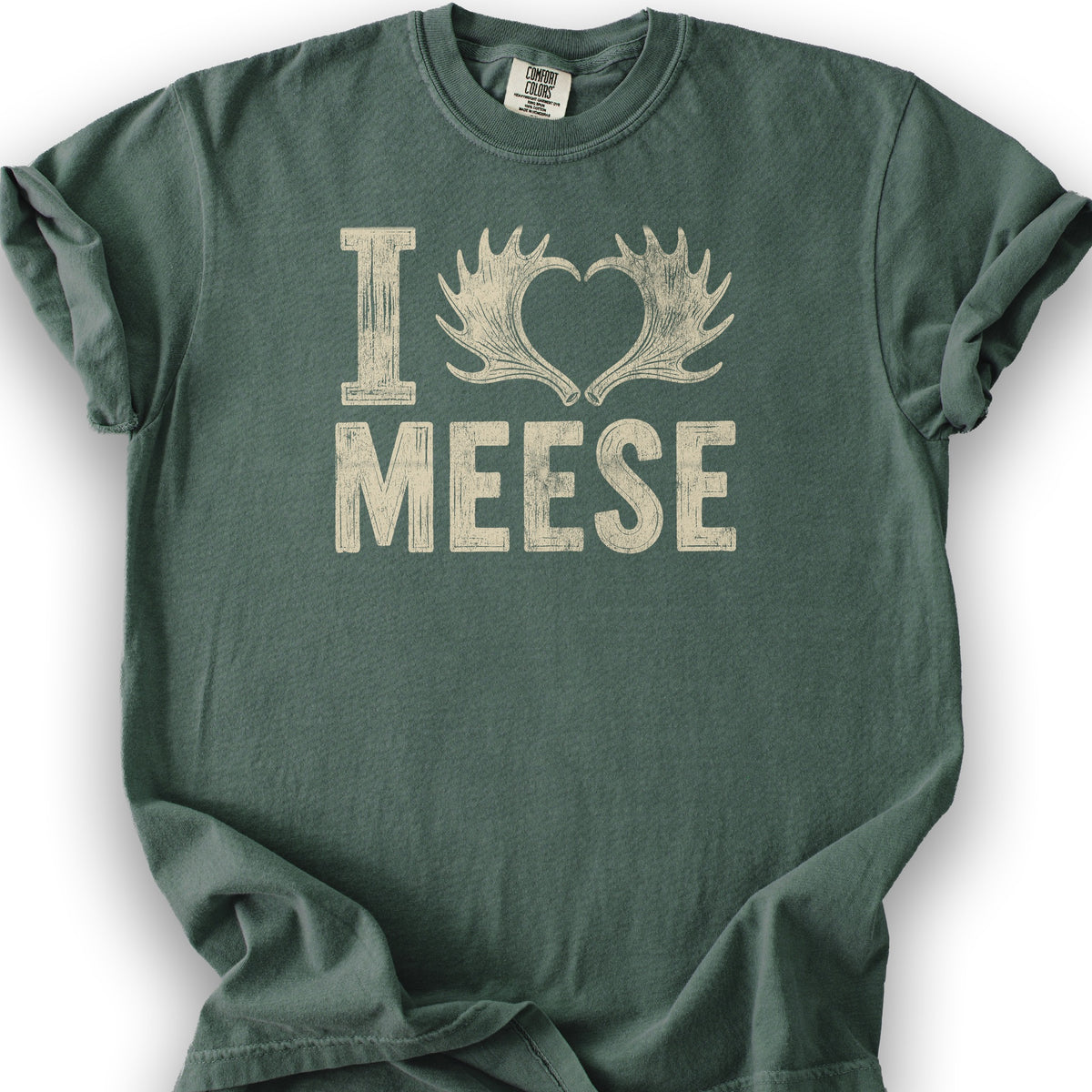 I Love Meese T-Shirt - Blue Spruce