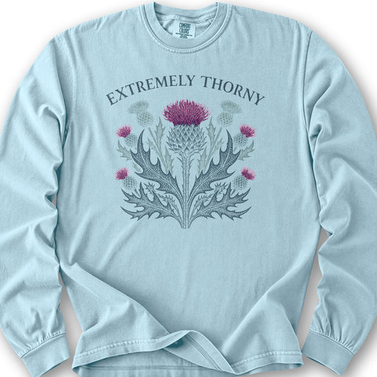Extremely Thorny Long Sleeve Shirt - Chambray