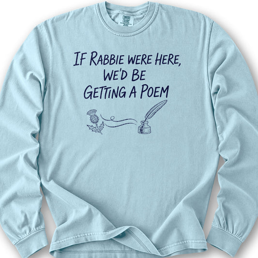 Rabbie Were Here Long Sleeve Shirt - Chambray