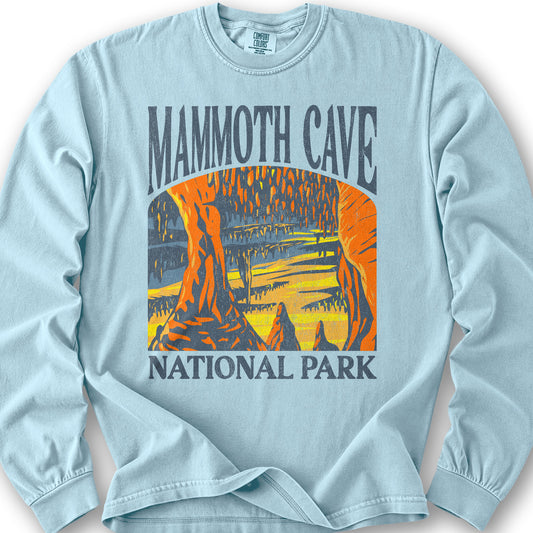 Mammoth Cave National Park "Big and Bold" Long Sleeve Shirt - Chambray