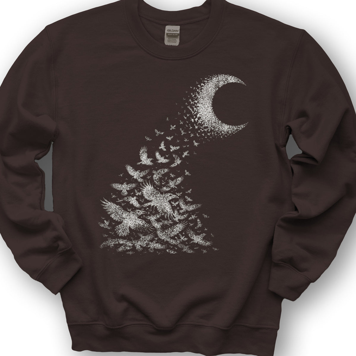 Midnight Crows Sweatshirt - Dark Chocolate