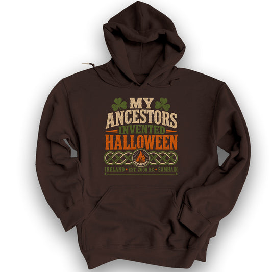 Irish Ancestors Halloween Hoodie - Dark Chocolate