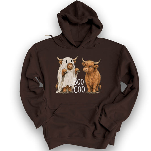 Boo Coo Duo Hoodie - Dark Chocolate
