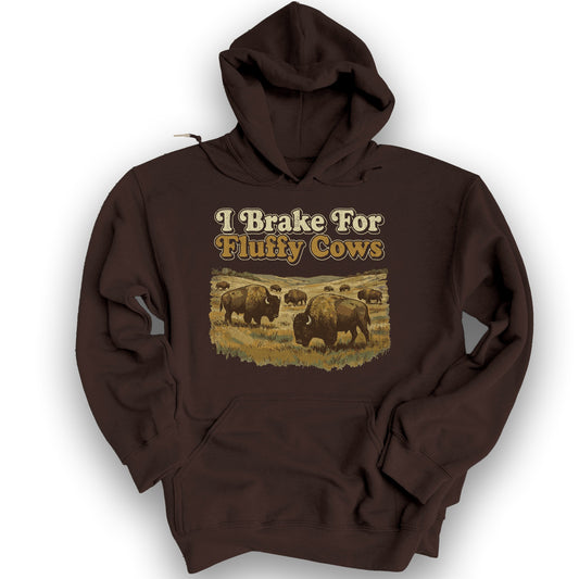 Fluffy Cow Brake Hoodie - Dark Chocolate