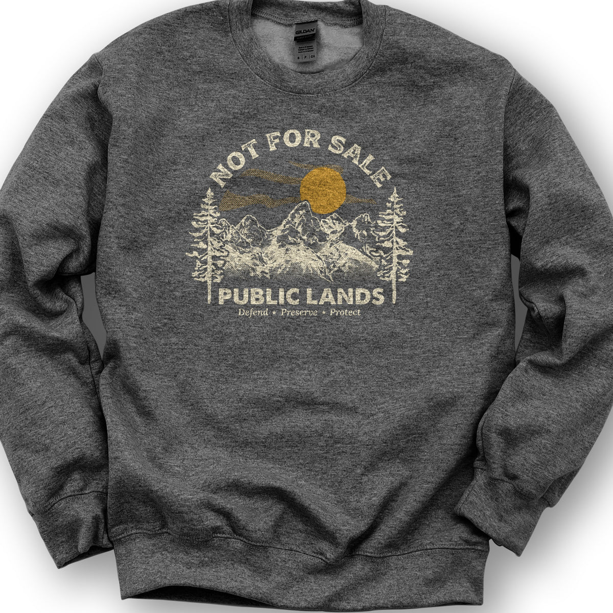 Not For Sale Sweatshirt - Dark Heather
