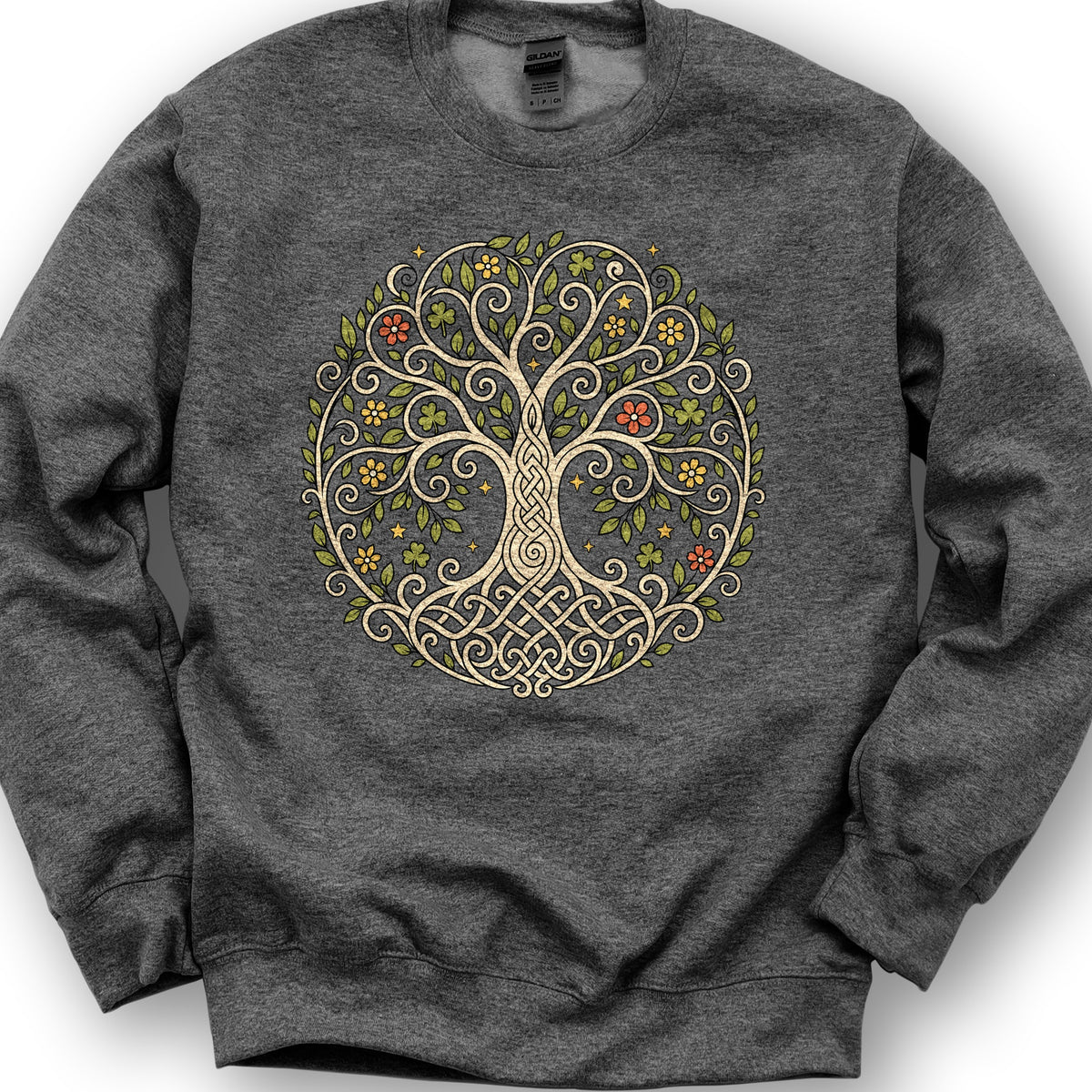 Celtic Tree of Life Sweatshirt - Dark Heather