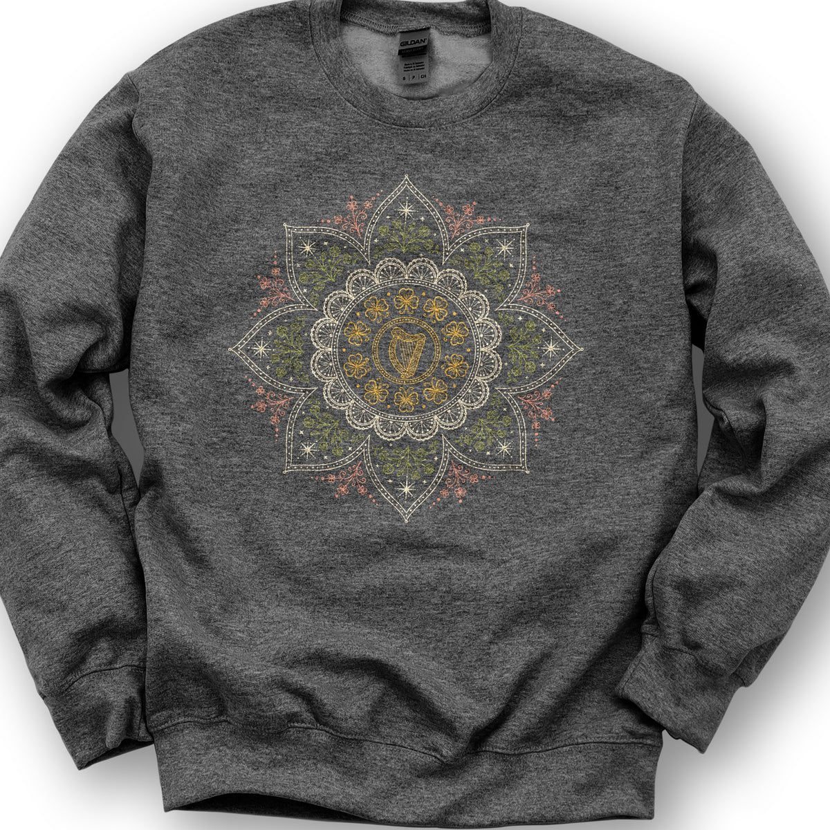 Irish Mandala Sweatshirt - Dark Heather