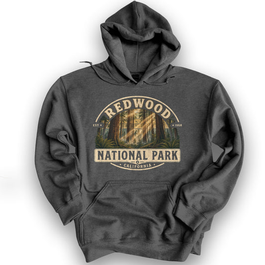 Redwood Medallion Hoodie - Dark Heather