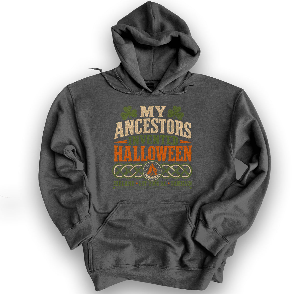 Irish Ancestors Halloween Hoodie - Dark Heather