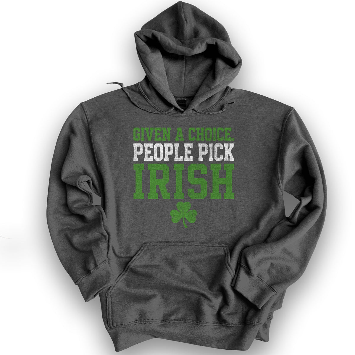 Irish Choice Hoodie - Dark Heather