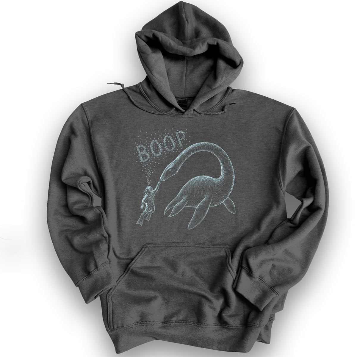 Nessie Boop Hoodie - Dark Heather