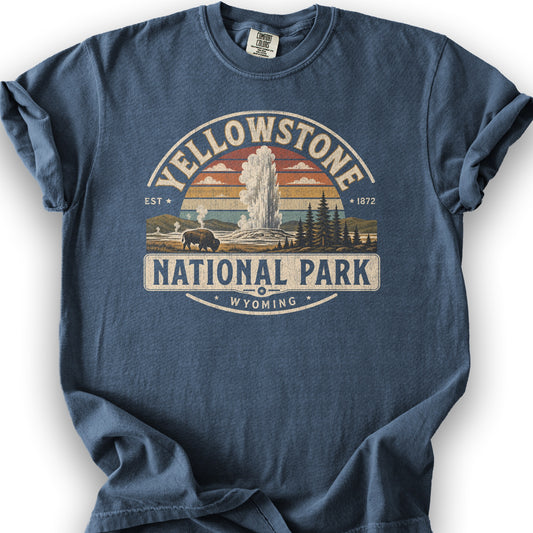 Yellowstone Medallion T-Shirt - Denim