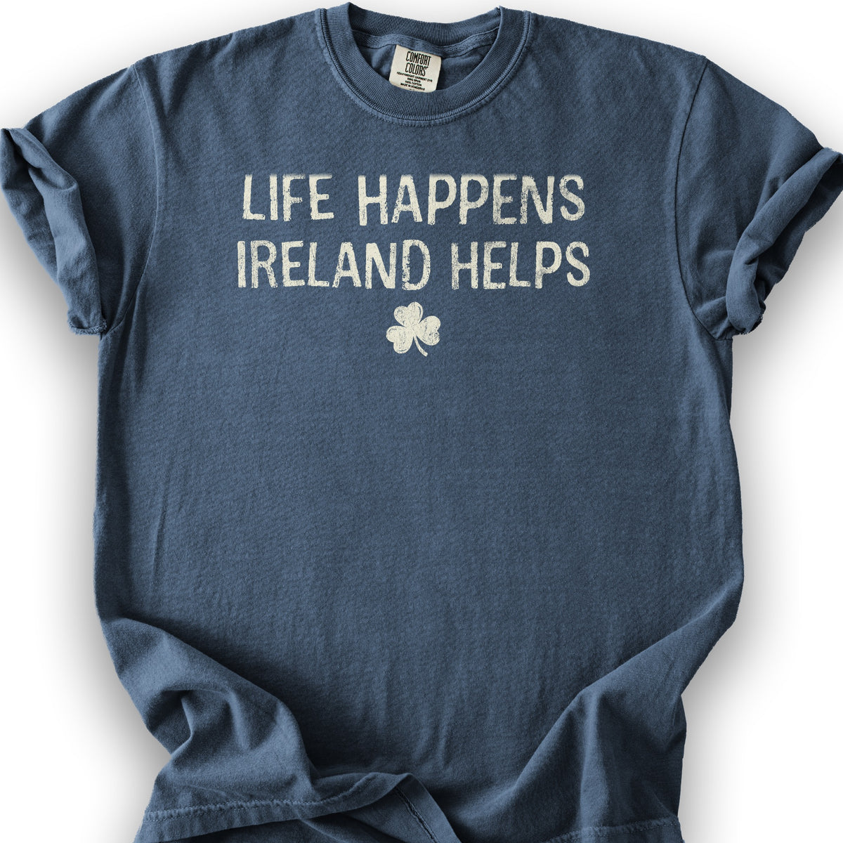Life Happens Ireland T-Shirt - Denim