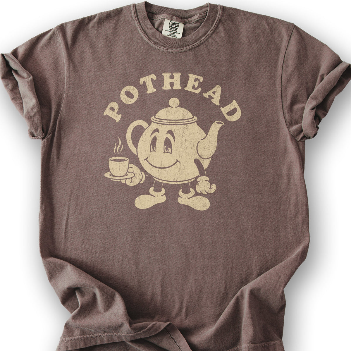 Pothead Teapot T-Shirt - Espresso