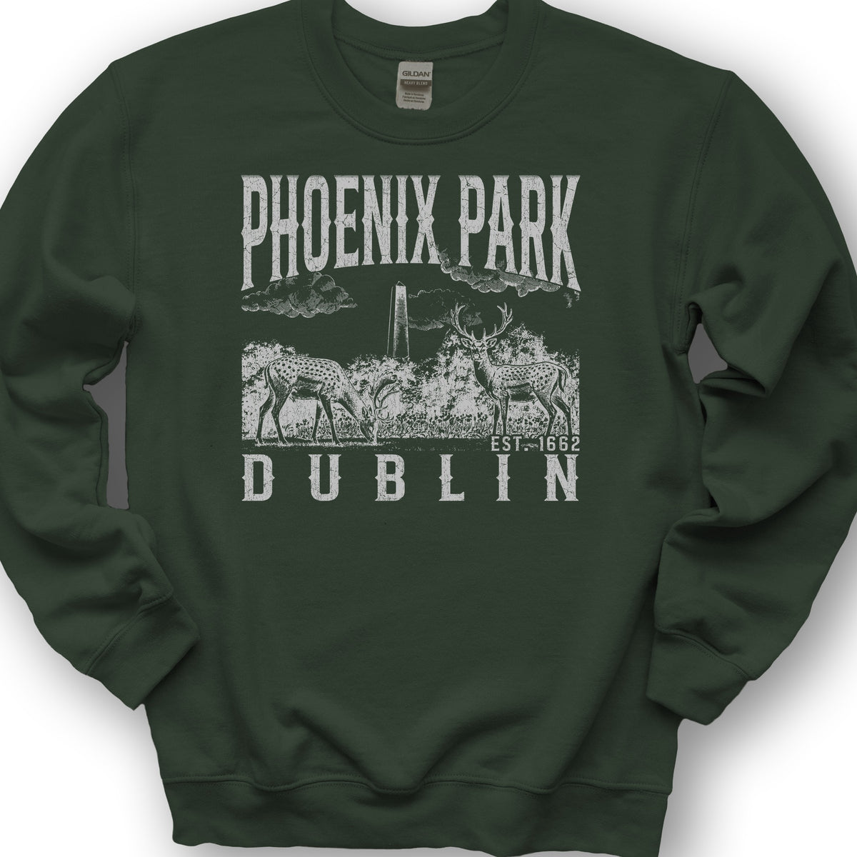 Phoenix Park Dublin Sweatshirt - Forest Green