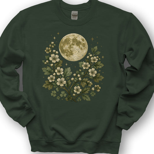 Hawthorn Moon Sweatshirt - Forest Green