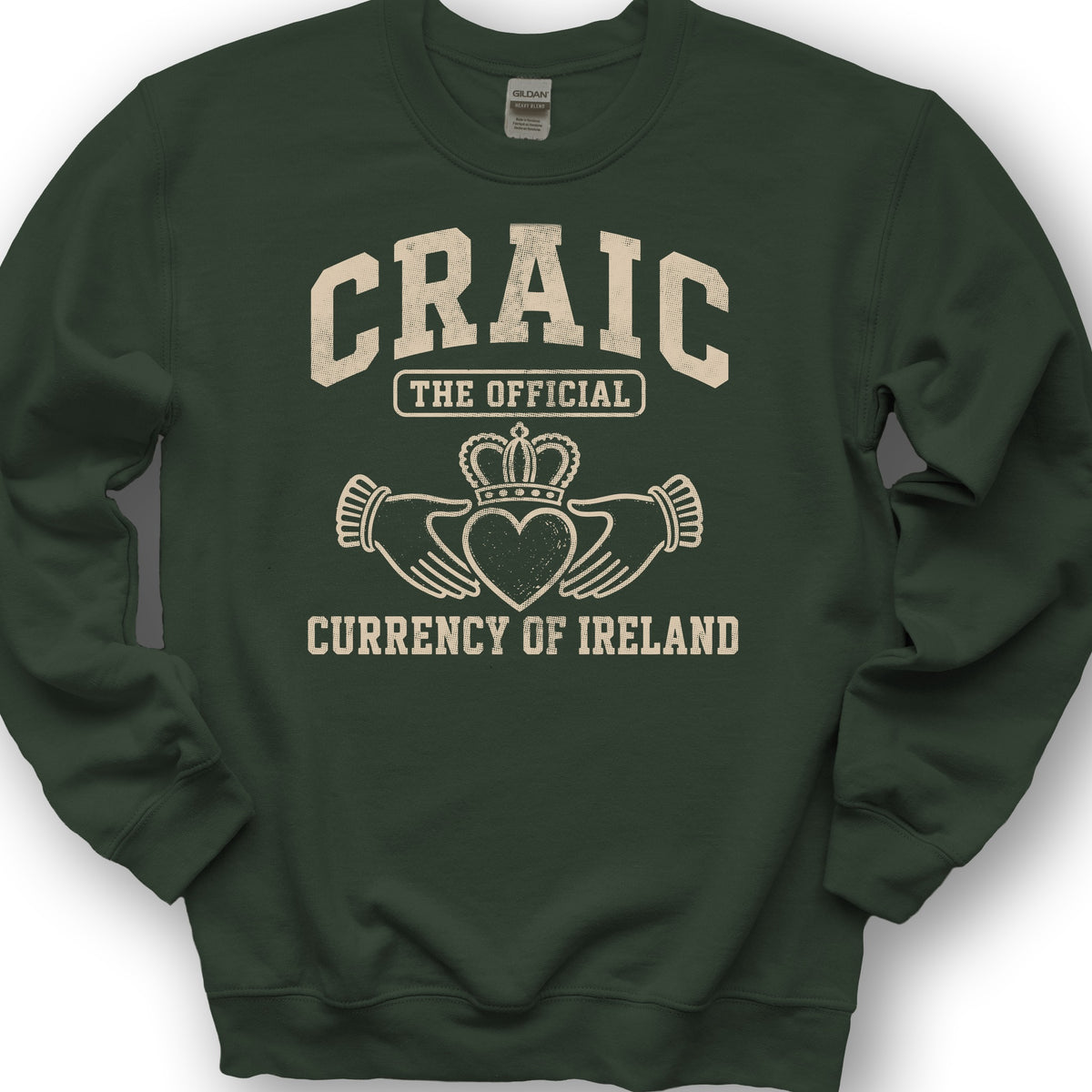 Craic Currency Sweatshirt - Forest Green
