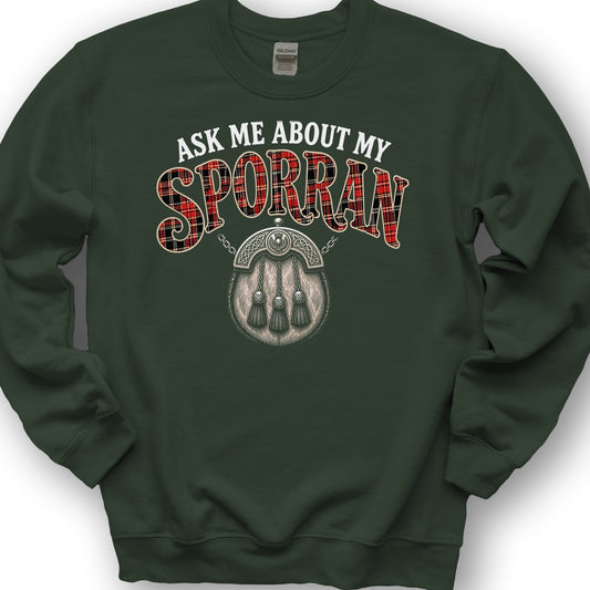 My Sporran Sweatshirt - Forest Green