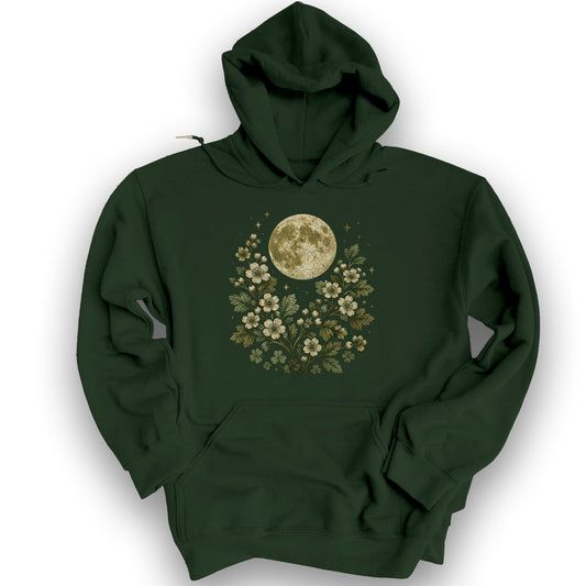 Hawthorn Moon Hoodie - Forest Green