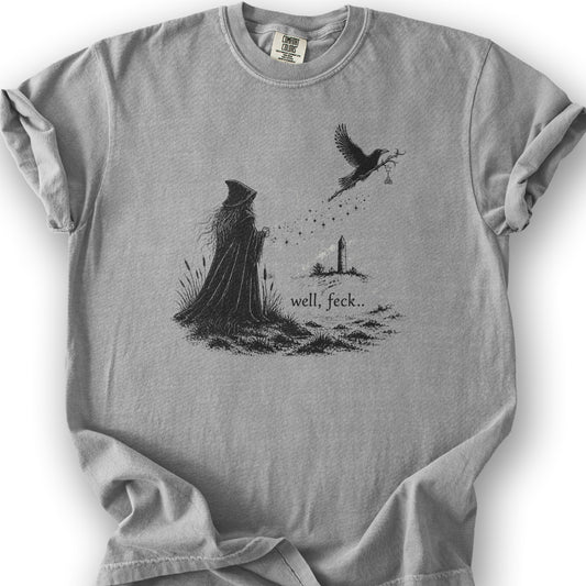 Well Feck Druid T-Shirt - Granite